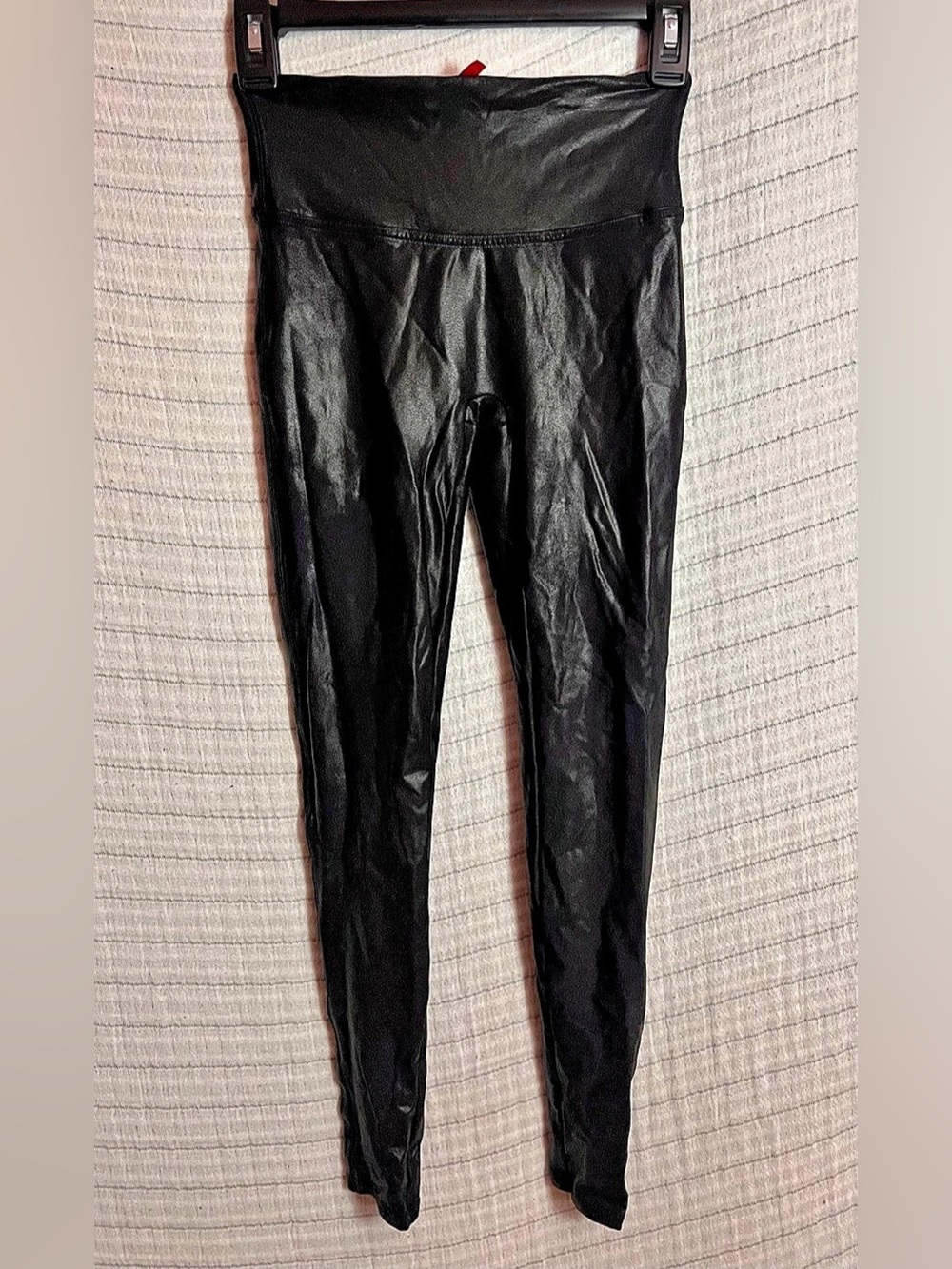 SPANX Faux Leather Leggings Black Size Small